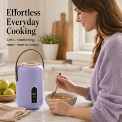 Simmerkin – Ceramic Liner Touch-Control Mini Stew Pot + 50% OFF