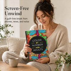 Calmshade – Bold Line-Art Color-by-Number Coloring Bundle for Adults + 50% OFF