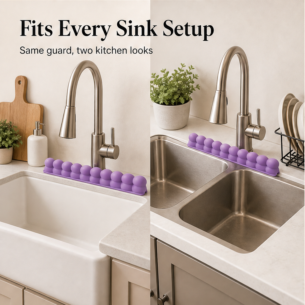 Splashwick – Raised Barrier Silicone Sink Splash Guard + 50% OFF detail