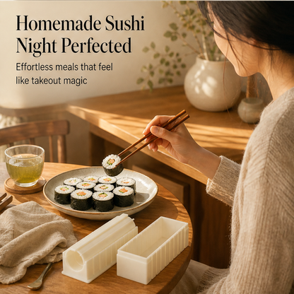 Rollcraft – One-Press Sushi Mold for Perfect Homemade Rolls + 50% OFF features