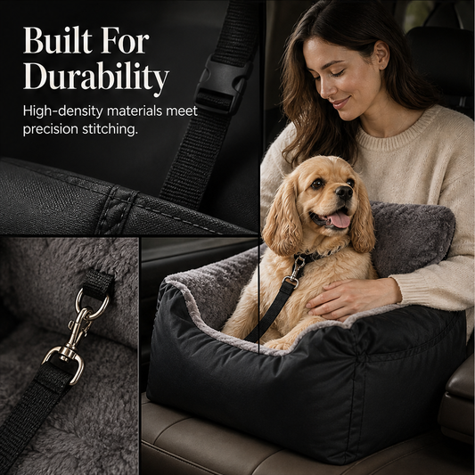 Cozycrate – Plush Booster Seat & Travel Carrier with Safety Leash + 50% OFF features