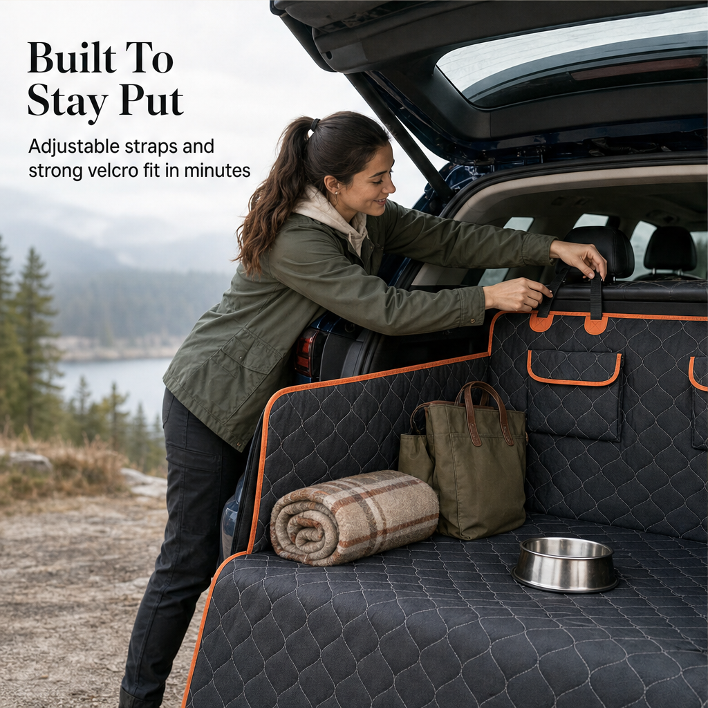 PawGuard Pro – Waterproof 4-Layer Non-Slip Car Seat Cover for Pets + 50% OFF features