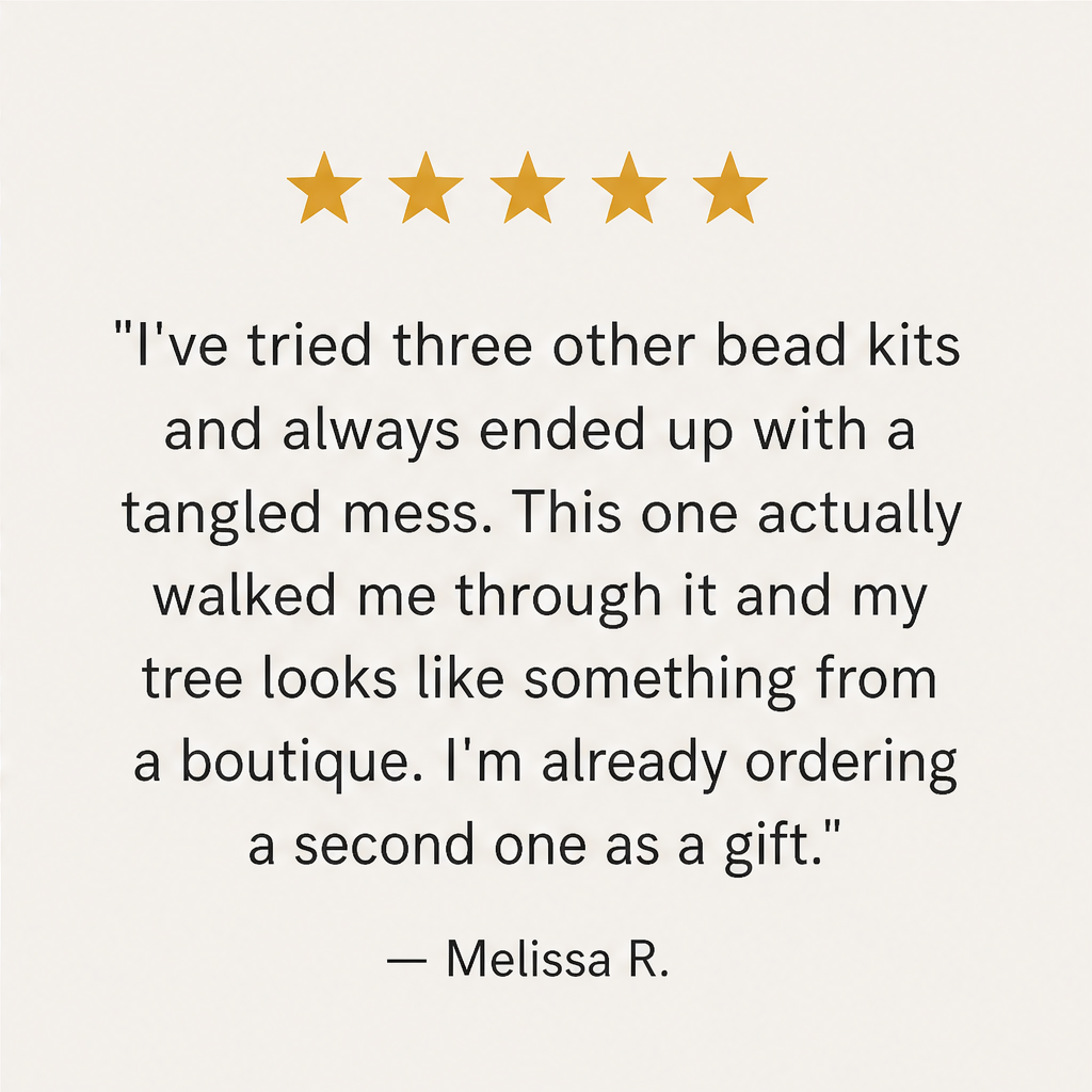 BloomVault – Hand-Twisted Wire Tree Beaded Craft Kit + 50% OFF detail