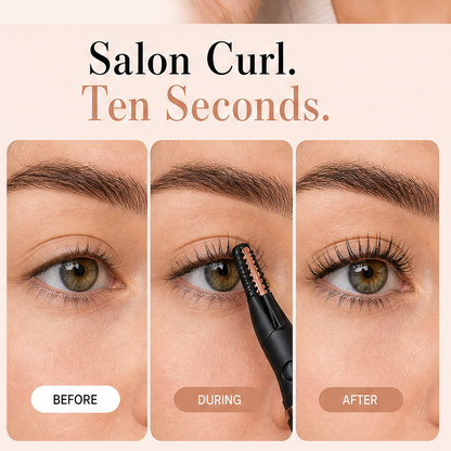 Lashfen – Heated Ceramic Curler for All-Day Natural Lash Curl + 1+1 FREE features