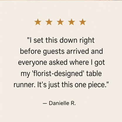 Maplecrest – Hand-Crocheted Leaf Table Runner That Never Wilts + 50% OFF detail