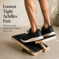 Slantwood – Adjustable 5-Level Wood Calf Stretcher & Balance Board + 50% OFF