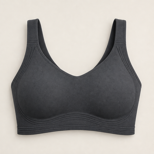 Jellisse – Wirefree Full Coverage 10-Pack Comfort Bras + 1+1 FREE Grey