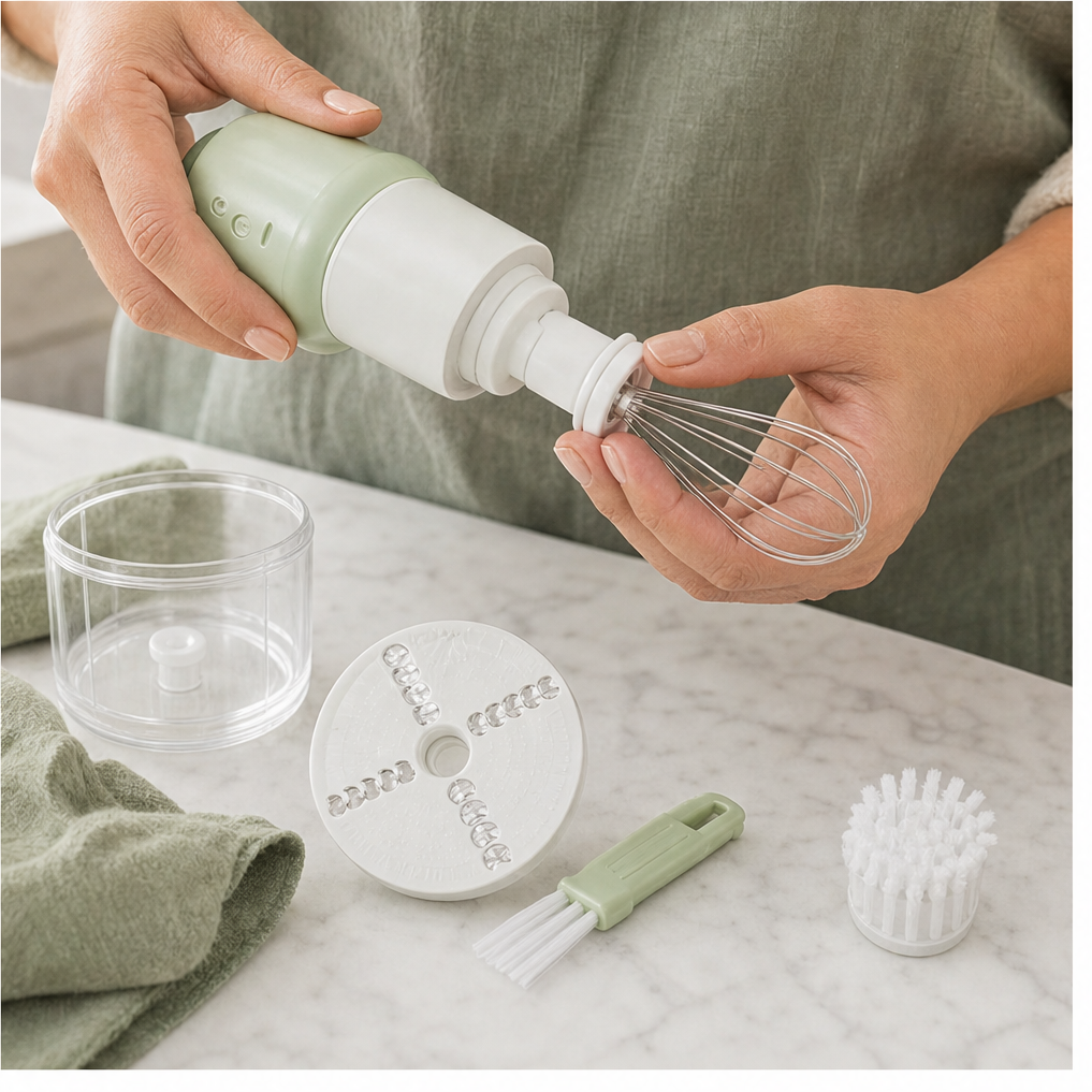 MinceWell – 4-in-1 Cordless Pull-Cord Vegetable Chopper Set + 50% OFF lifestyle
