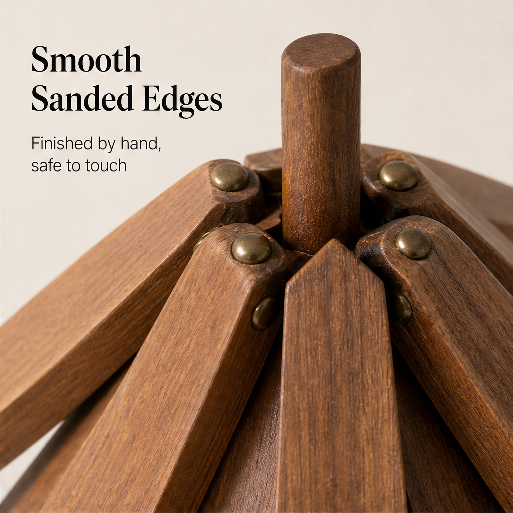 Pinegrove – Foldable Tree Design Wooden Trivet Set of 4 + 50% OFF detail