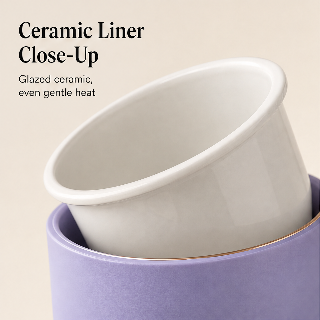 Simmerkin – Ceramic Liner Touch-Control Mini Stew Pot + 50% OFF detail