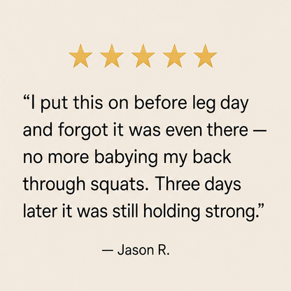 Flexcura – Pre-Cut Water-Resistant Kinesiology Tape for Lower Back Support + 50% OFF detail