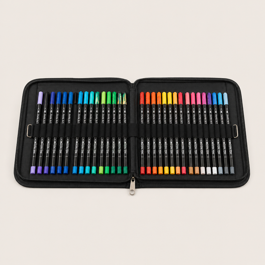 Tintwell – Dual Tip Fast-Dry No-Bleed Acrylic Paint Markers + 50% OFF Multicolor