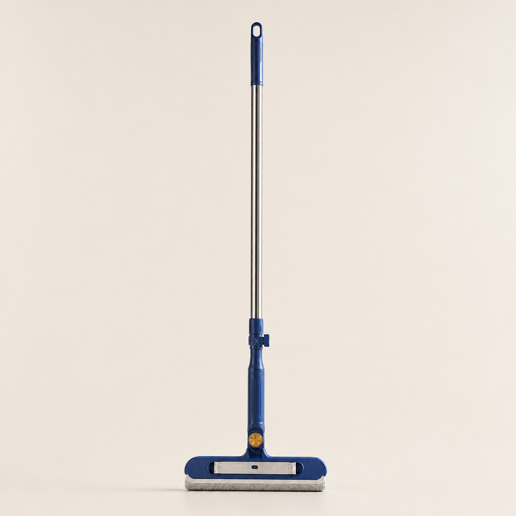 ClearReach – Extendable Double-Sided Sponge and Scraper Window Cleaner + 50% OFF Navy