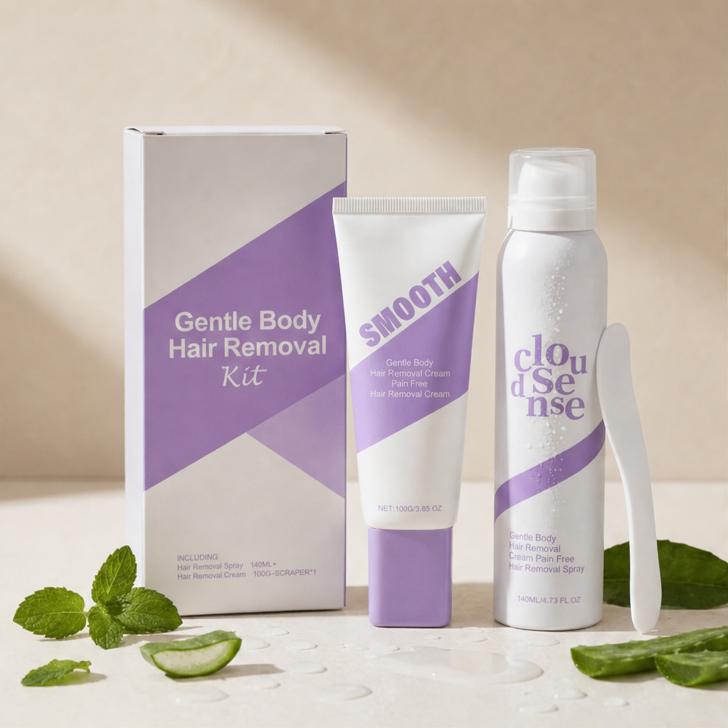 CloudSense – Pain-Free Bikini Hair Removal Cream & Spray Kit + 1+1 FREE lifestyle