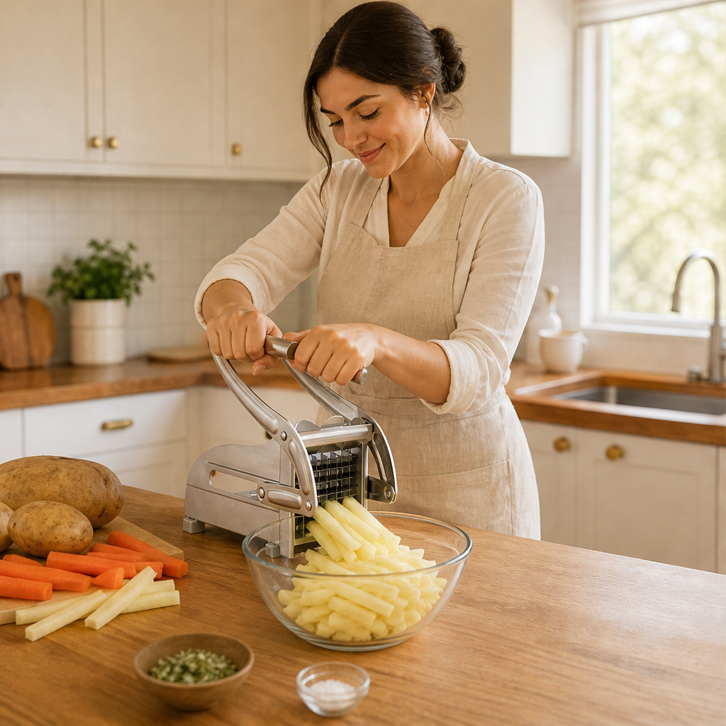 SpudForge – Stainless Steel Potato and Cucumber Slicer + 50% OFF lifestyle