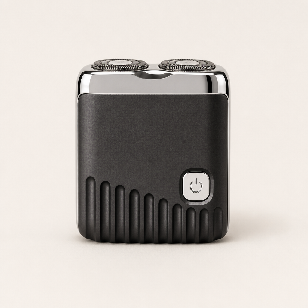 Glydeon – Travel-Size Dual-Blade Mini Electric Razor + 50% OFF Black