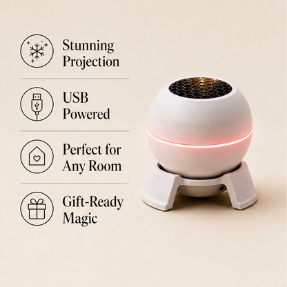 Wintersheen – Santa Sleigh Projection Holiday Night Light + 50% OFF features