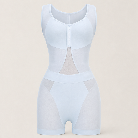 Chillcurve – Cooling Tummy Control Butt-Lift Shapewear Bodysuit + 50% OFF Blue