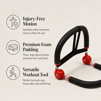 Corebrace – Assisted Rebound Core & Sit-Up Exercise Machine + 50% OFF features