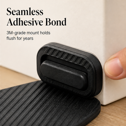 Hushmount – No-Punch Foot-Lock Door Stopper & Wall Protector + 50% OFF detail