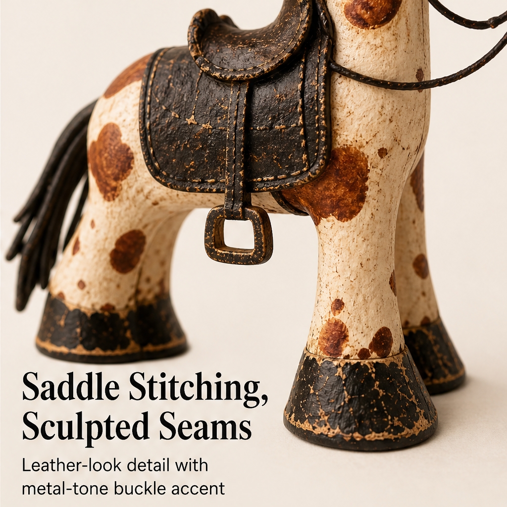 Barnwick – Hand-Painted Cowboy & Horse Figurine Duo + 50% OFF detail