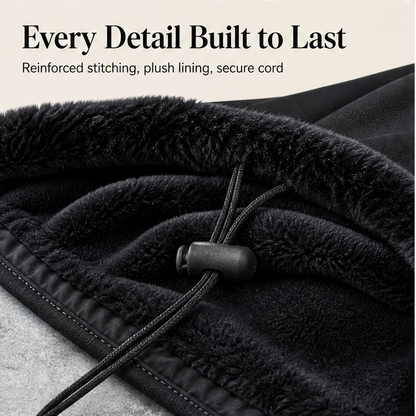 Hearthguard – Plush-Lined Thermal Hood with Built-In Face Mask + 50% OFF detail
