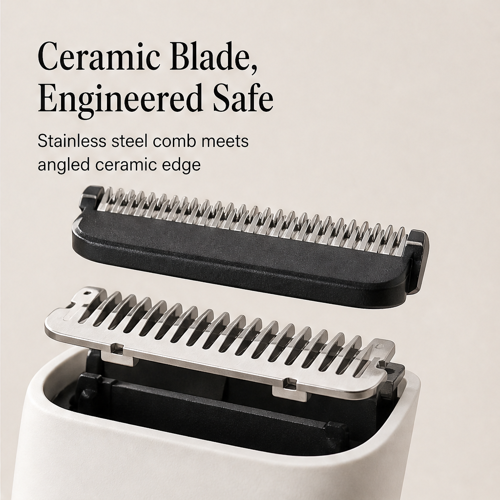 Purelume – Ceramic Blade 3-in-1 Beard, Nose & Body Trimmer + 50% OFF detail