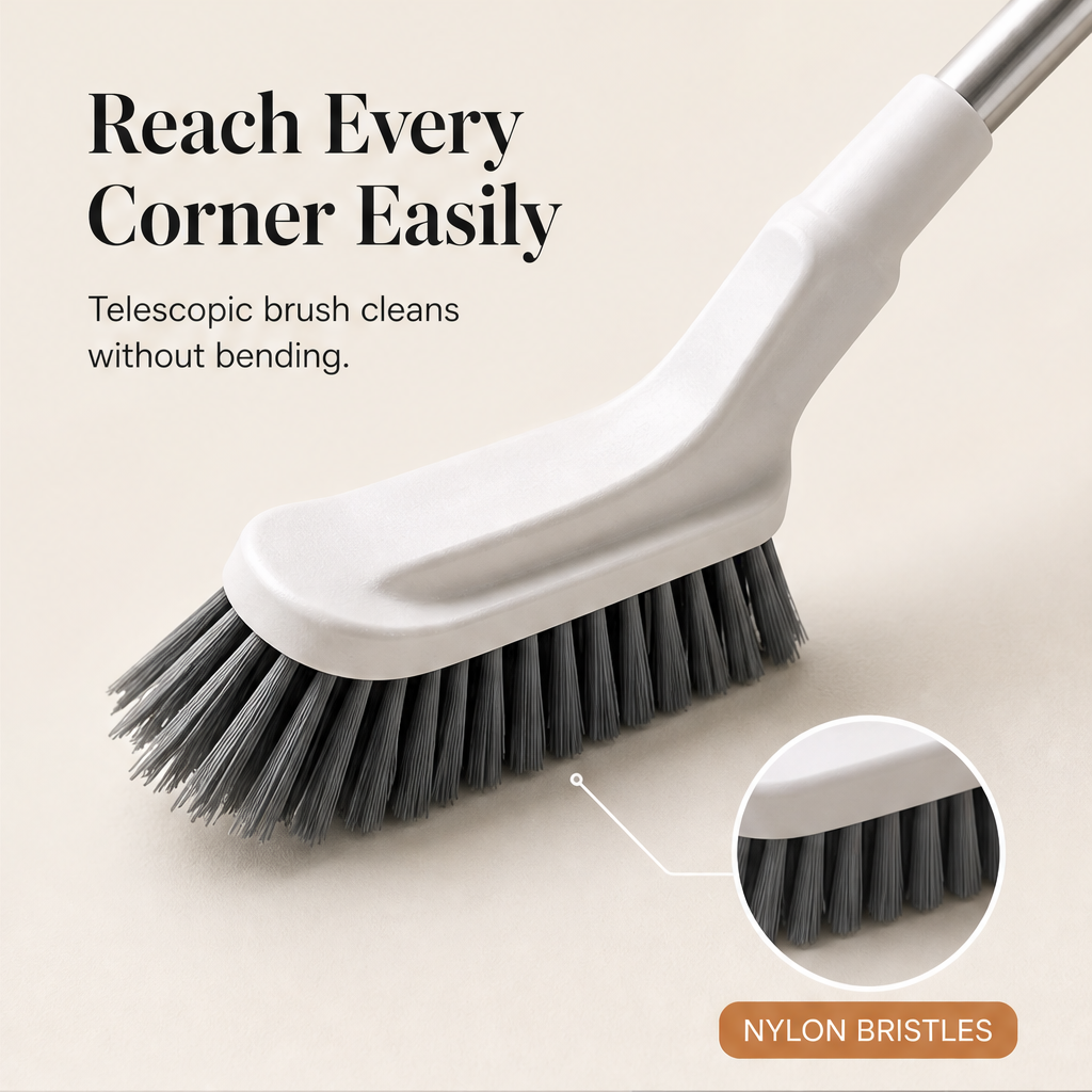 Backarch – Extendable No-Bend Long Handle Scrub Brush + 50% OFF features