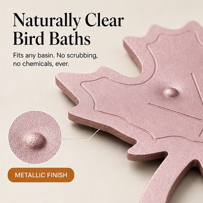 Copperfern – Pure Copper Maple Leaf Bird Bath Water Clarifier + 50% OFF