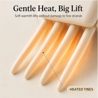Crownelle – Cordless Heated Root-Lift Clip for Fine, Flat Hair + 50% OFF