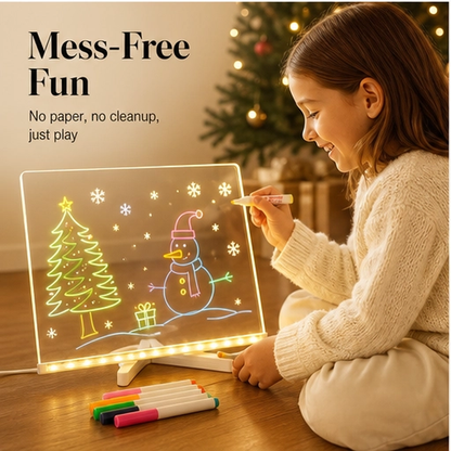 Doodlebeam – Light-Up LED Drawing Board for Kids, Erasable & USB Powered + 50% OFF