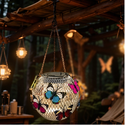 Flutterglow – Solar Butterfly Hanging Lantern for Garden & Patio + 50% OFF