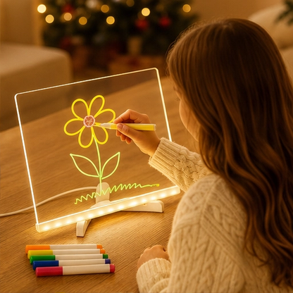 Doodlebeam – Light-Up LED Drawing Board for Kids, Erasable & USB Powered + 50% OFF