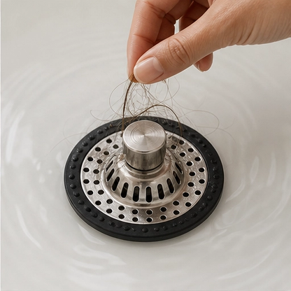 Steelbrook – 3-in-1 Pop-Up Stainless Steel Sink Stopper & Strainer + 50% OFF