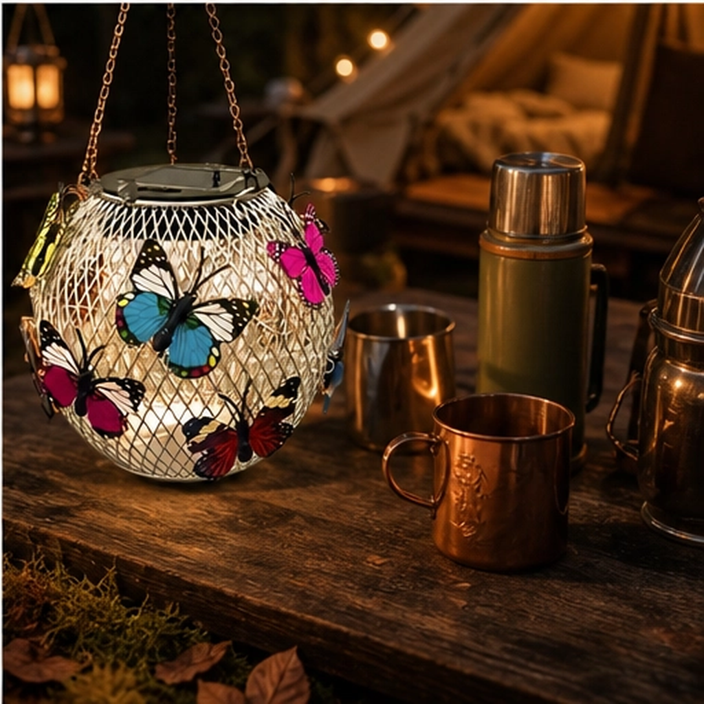 Flutterglow – Solar Butterfly Hanging Lantern for Garden & Patio + 50% OFF