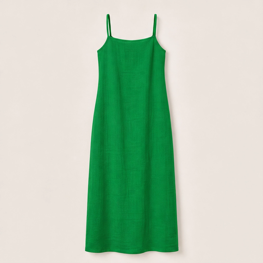 Driftelle – Breathable Cotton-Blend Maxi Slip Dress + 50% OFF