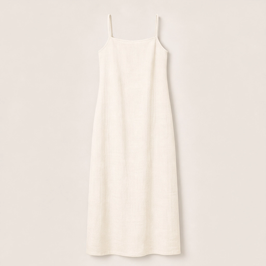 Driftelle – Breathable Cotton-Blend Maxi Slip Dress + 50% OFF
