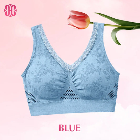 AuraForm Cotton Lift Bra – Natural Comfort, Effortless Support - 1+1 FREE