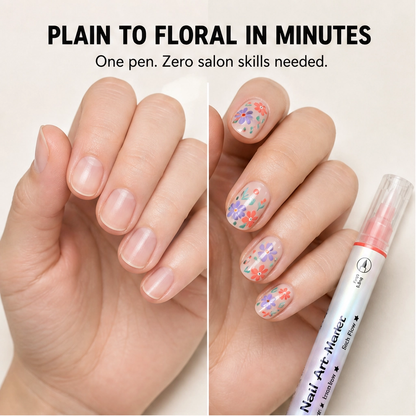 Glazely™ – Dual-Tip Water-Based Nail Art Pens, No Lamp Needed + BUY 1 PICK 1