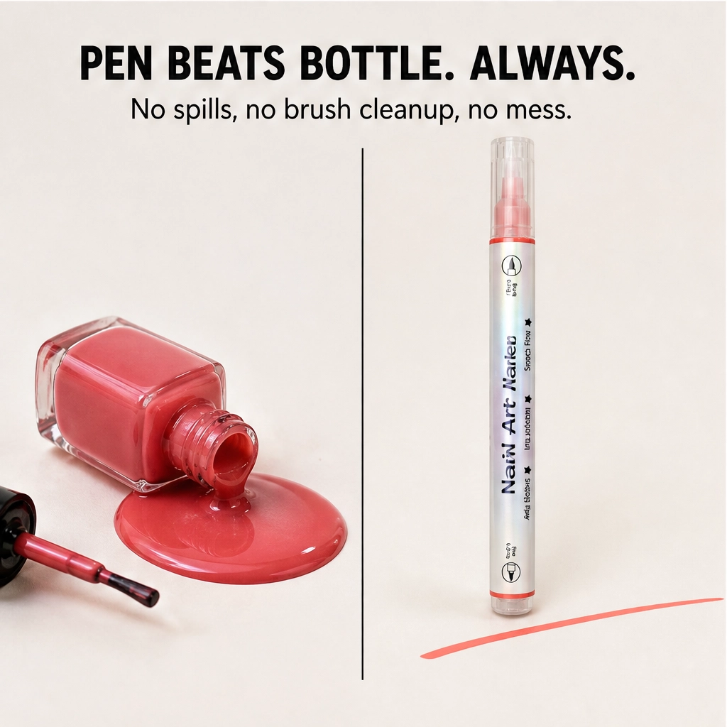 Glazely™ – Dual-Tip Water-Based Nail Art Pens, No Lamp Needed + BUY 1 PICK 1