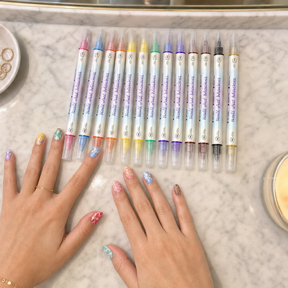 Glazely™ – Dual-Tip Water-Based Nail Art Pens, No Lamp Needed + BUY 1 PICK 1