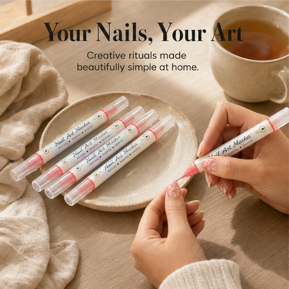 Glazely™ – Dual-Tip Water-Based Nail Art Pens, No Lamp Needed + BUY 1 PICK 1