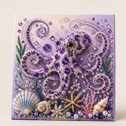 Nacre – Sparkling 3D Pearl Mosaic Ocean Art DIY Kit, 12×12 in + 50% OFF
