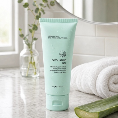 Aloria™ – Herbal Brightening Peeling Gel with Aloe Vera, 50g + 1+1 FREE