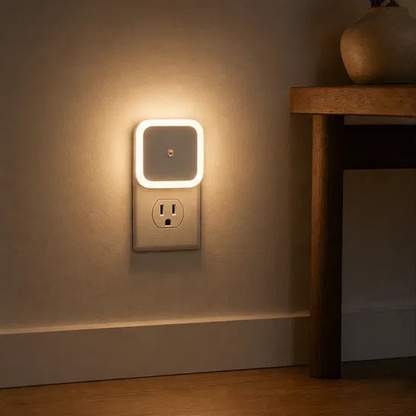 Halowick™ – Dusk-to-Dawn Smart Sensor LED Night Light with 3-Level Dimming + 50% OFF