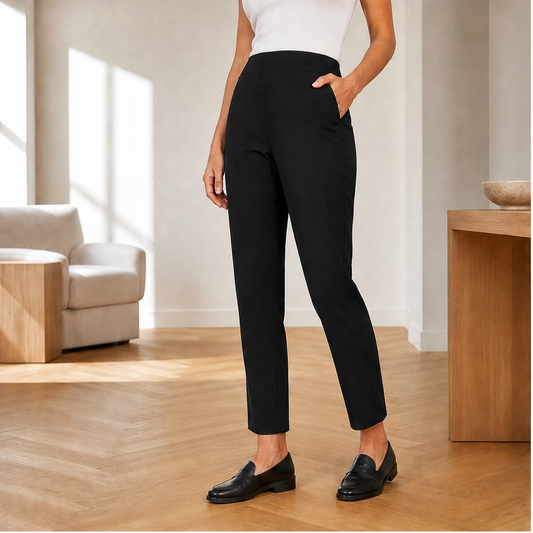Suvelle™ – High-Waisted Stretch Trousers with Zippered Pockets for Women + 50% OFF