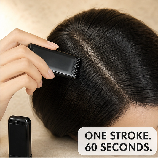 Rootelle – Built-In Comb Gray Coverage Hair Dye Stick + 1+1 FREE