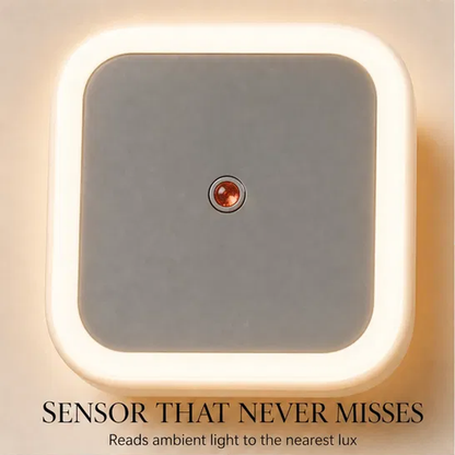 Halowick™ – Dusk-to-Dawn Smart Sensor LED Night Light with 3-Level Dimming + 50% OFF