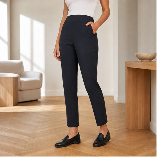 Suvelle™ – High-Waisted Stretch Trousers with Zippered Pockets for Women + 50% OFF