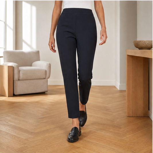 Suvelle™ – High-Waisted Stretch Trousers with Zippered Pockets for Women + 50% OFF
